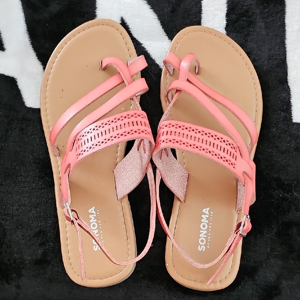 Sonoma Women's Pink Strappy Sandals